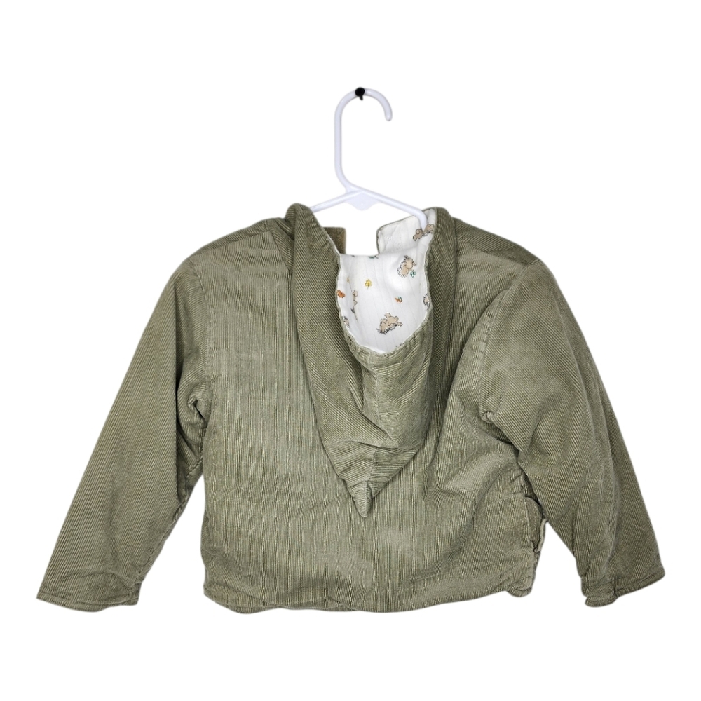 3 Piece Set Harry & Me Corduroy Overalls,  Long Sleeve Shirt Hood Jacket Sz 24M - Picture 9 of 17